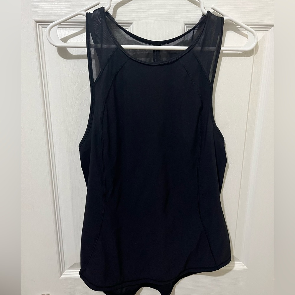 Lululemon Sculpt Tank, black, size 4
